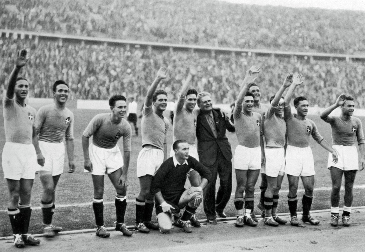 ベルリンオリンピック、1936年のイタリア代表サッカーチーム 作： 不明
