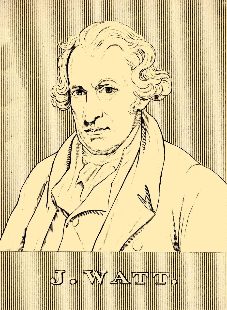 J.ワット、1736〜1819年、1830年。 作： 不明
