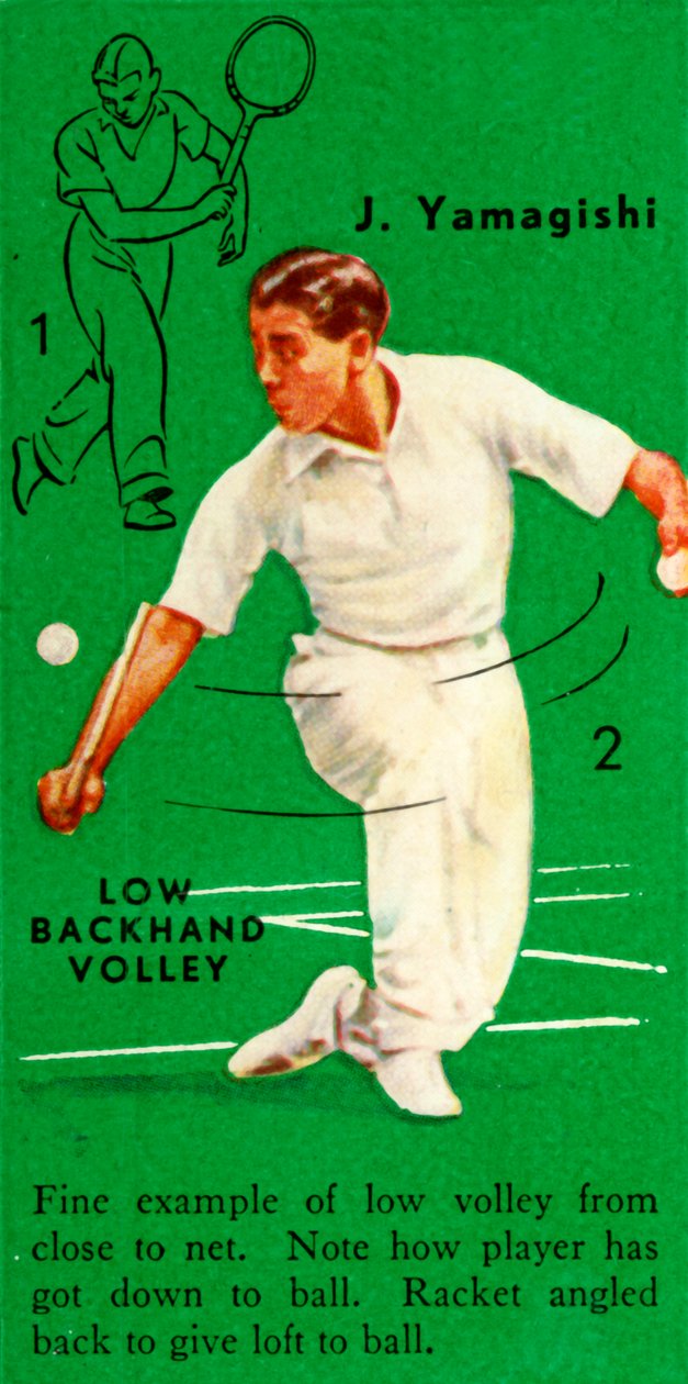 J.山岸-ローバックハンドボレー、c1935。 作： 不明