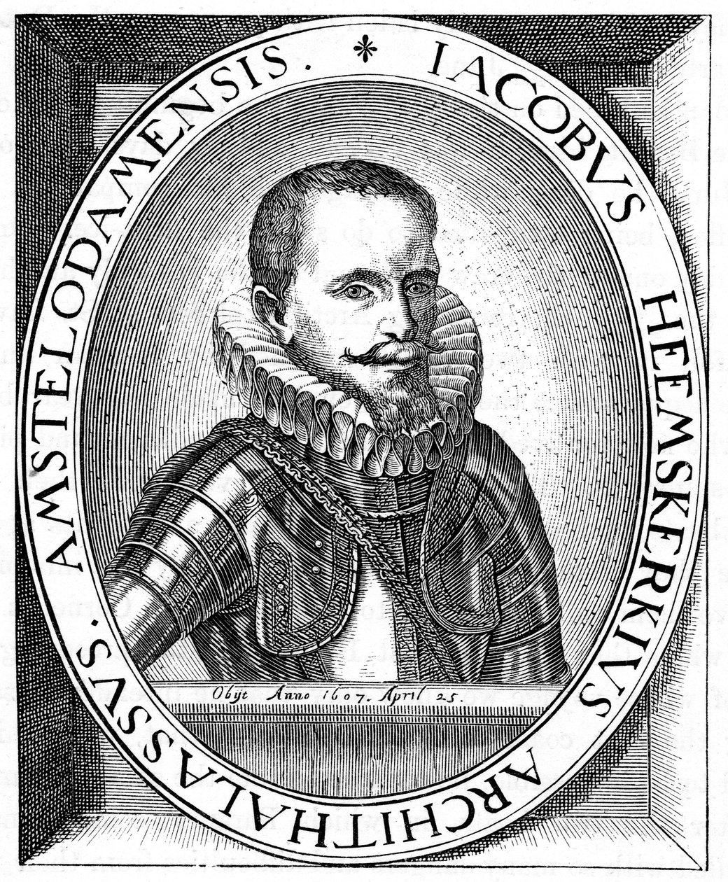 ジェイコブファンヘームスケルク、オランダ海軍将校兼探検家、c1595 作： 不明