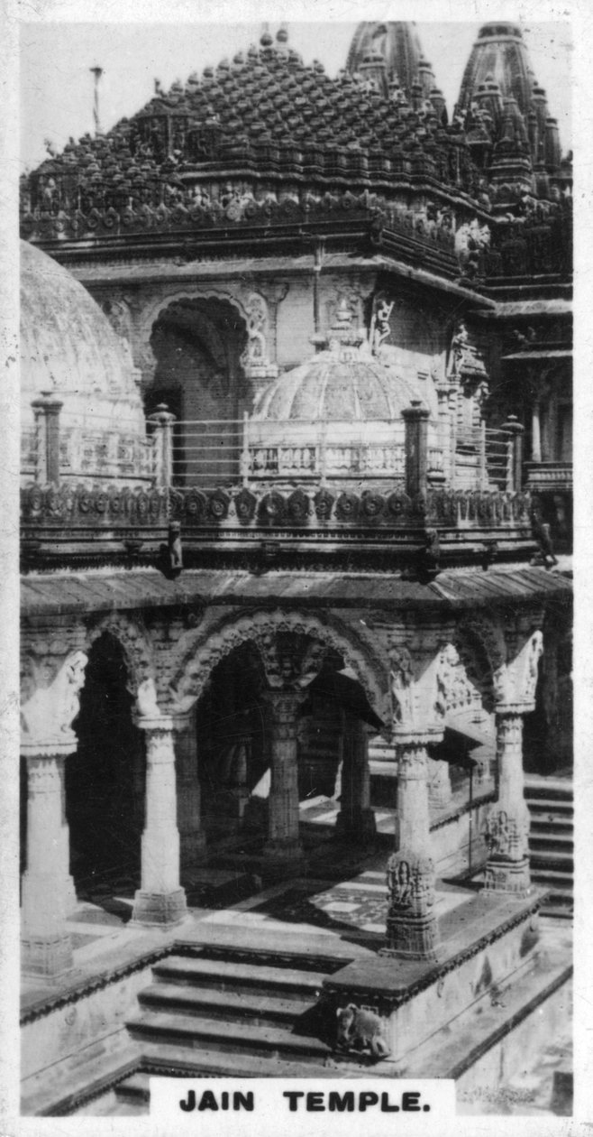 ジャイナ教寺院、アーメダバード、インド、c1925 作： 不明