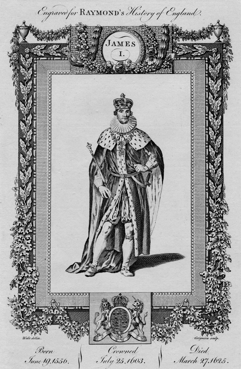 ジェームズI、c1787 作： 不明