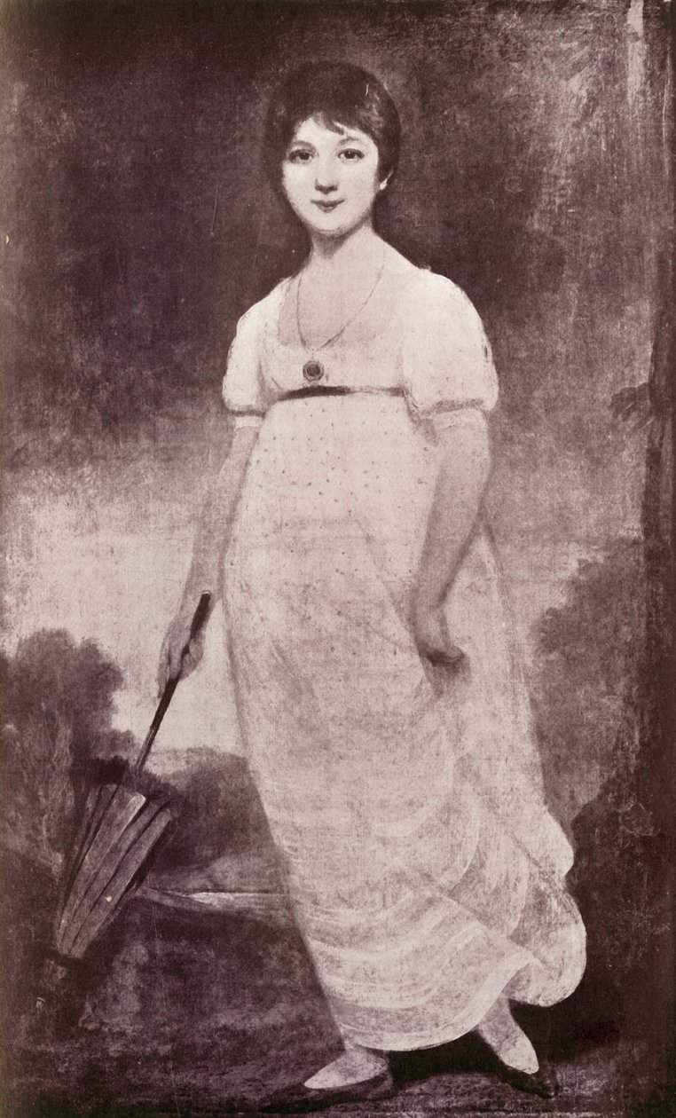ジェーンオースティン、c1789、1919 作： 不明