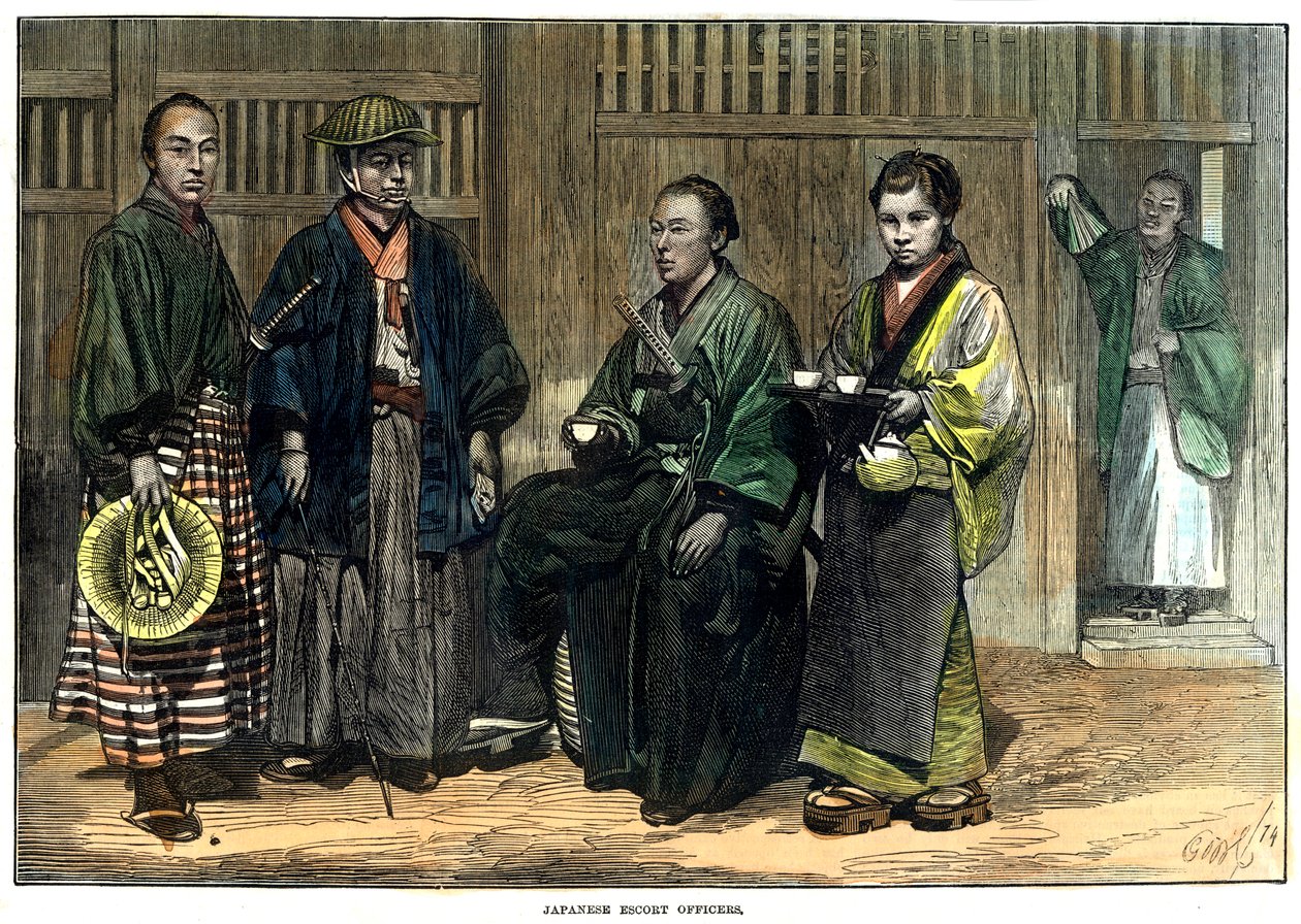日本の護衛将校、1874年 作： 不明