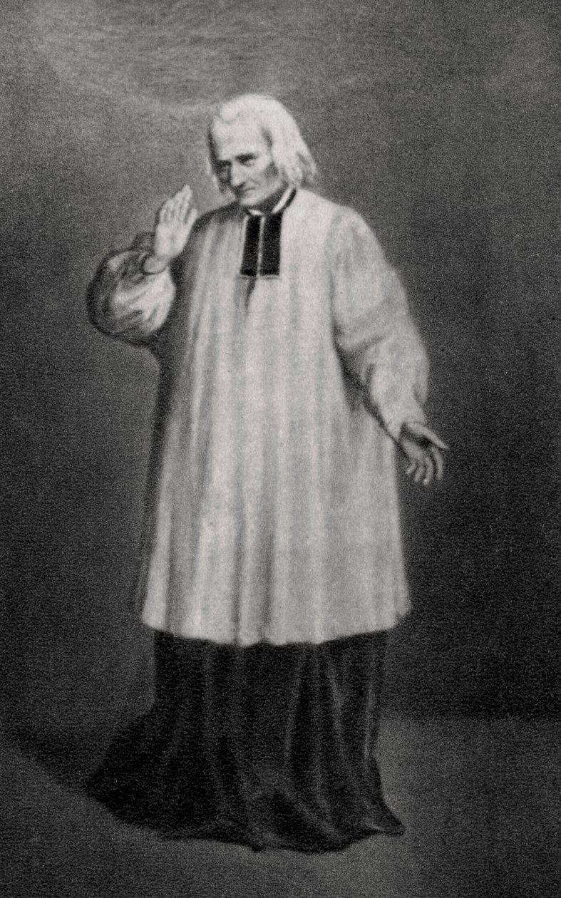 Jean-Marie Vianney、Cure dArs、フランスの司祭、1858 作： 不明