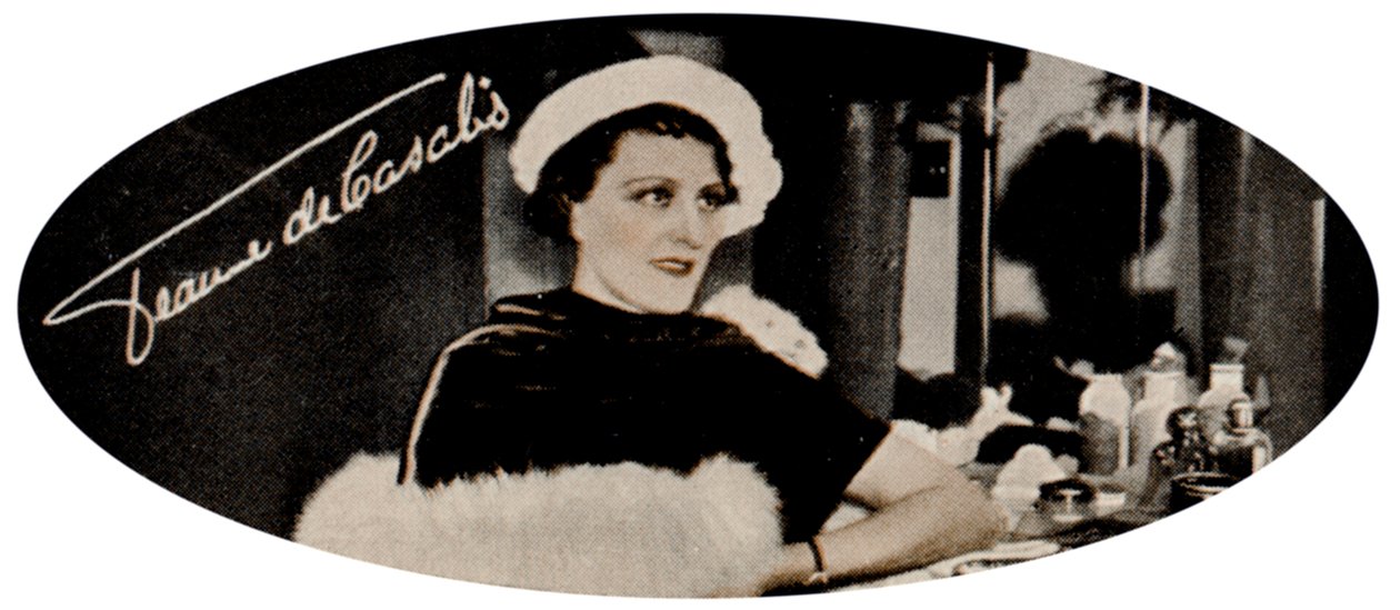 ジャンヌデカサリス1897〜1966年、バストランド生まれのイギリスの舞台、ラジオ、映画の女優、1935年 作： 不明
