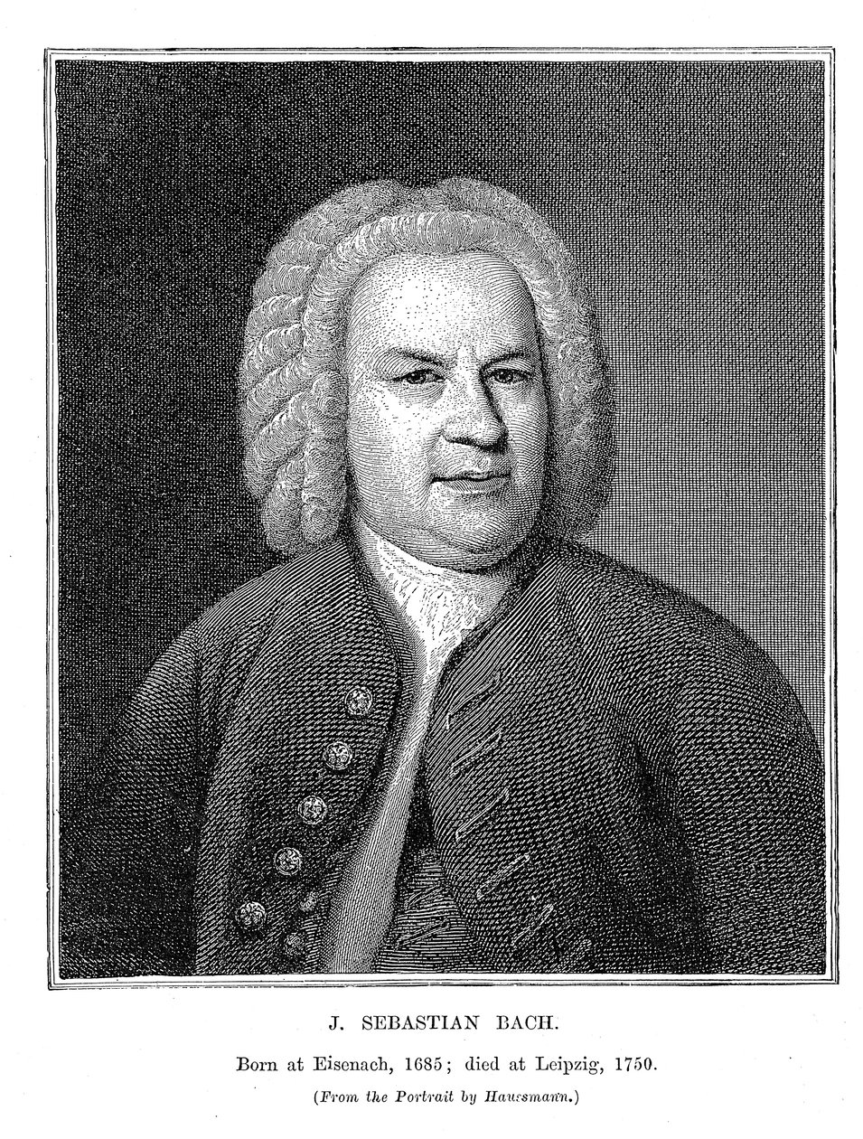 ヨハン・セバスチャン・バッハ1685-1750、ドイツの作曲家、オルガニスト、1746 作： 不明