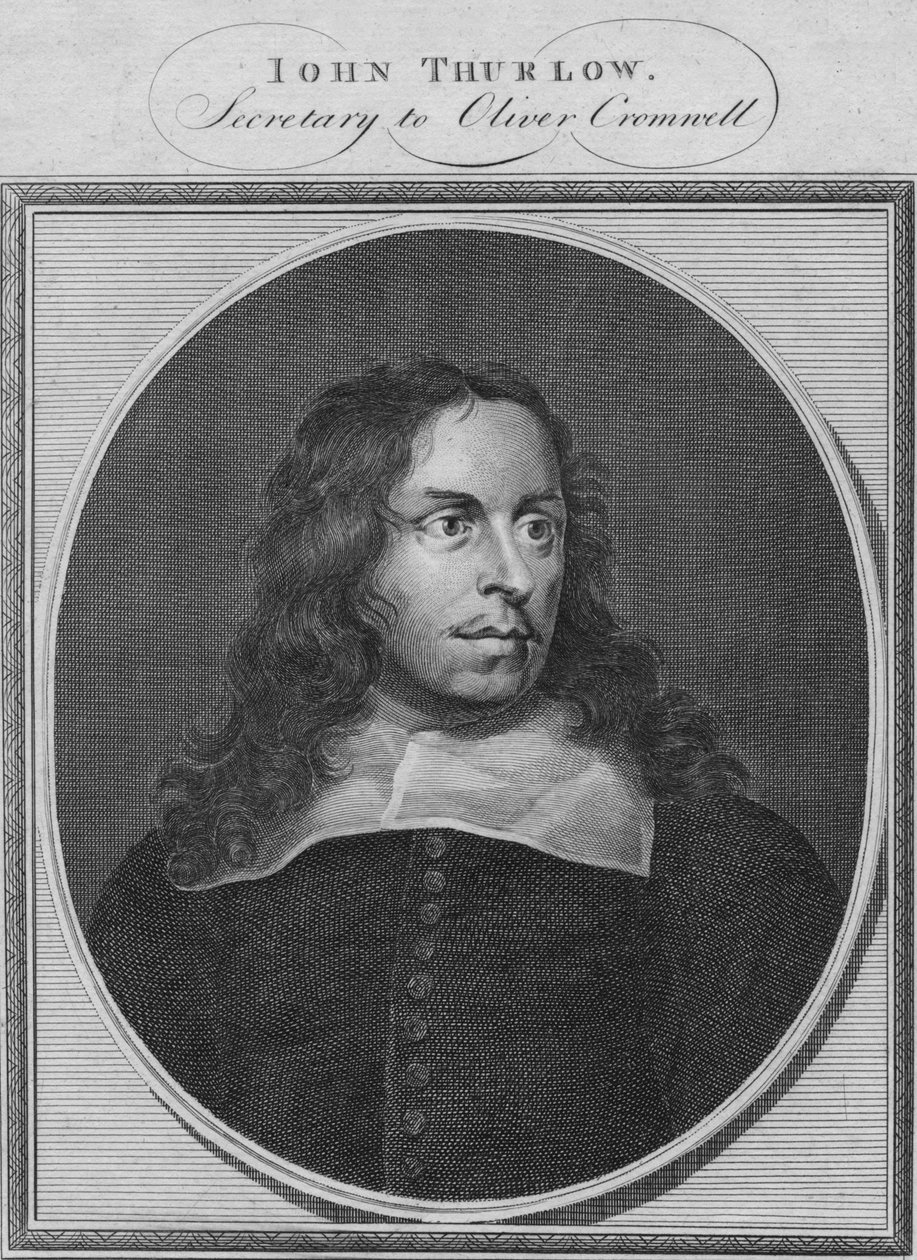 ジョン・サーロウ、オリバー・クロムウェルの書記、1784年。 作： 不明