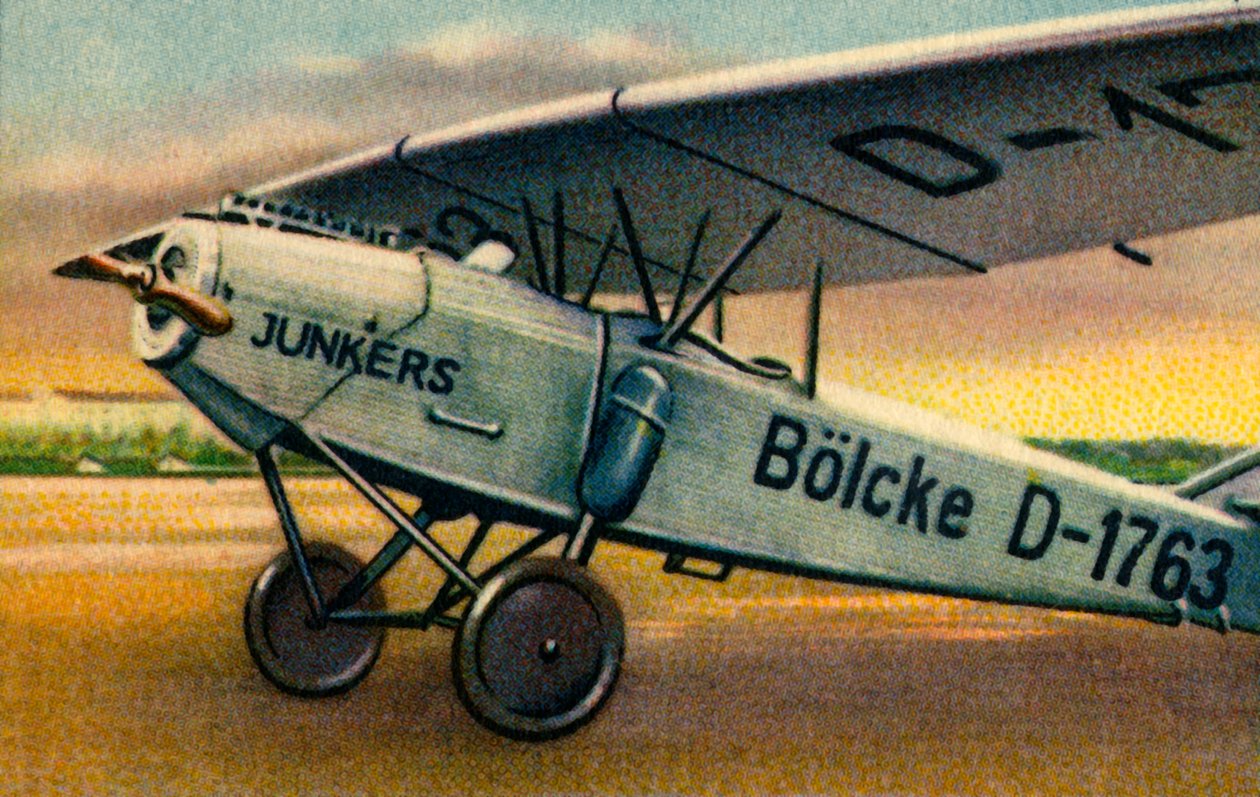 ユンカースT 26E飛行機、1920年代、1932年。 作： 不明