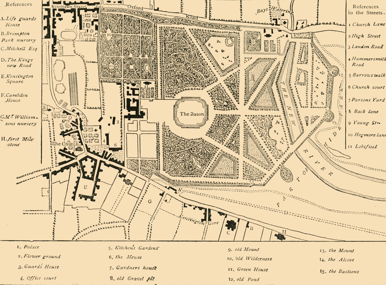 1764年のケンジントン、c1876。 作： 不明