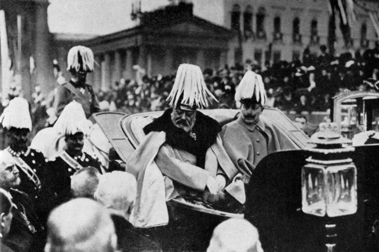 エドワード7世王とカイザーヴィルヘルム2世、ベルリンで1909年2月1964 作： 不明