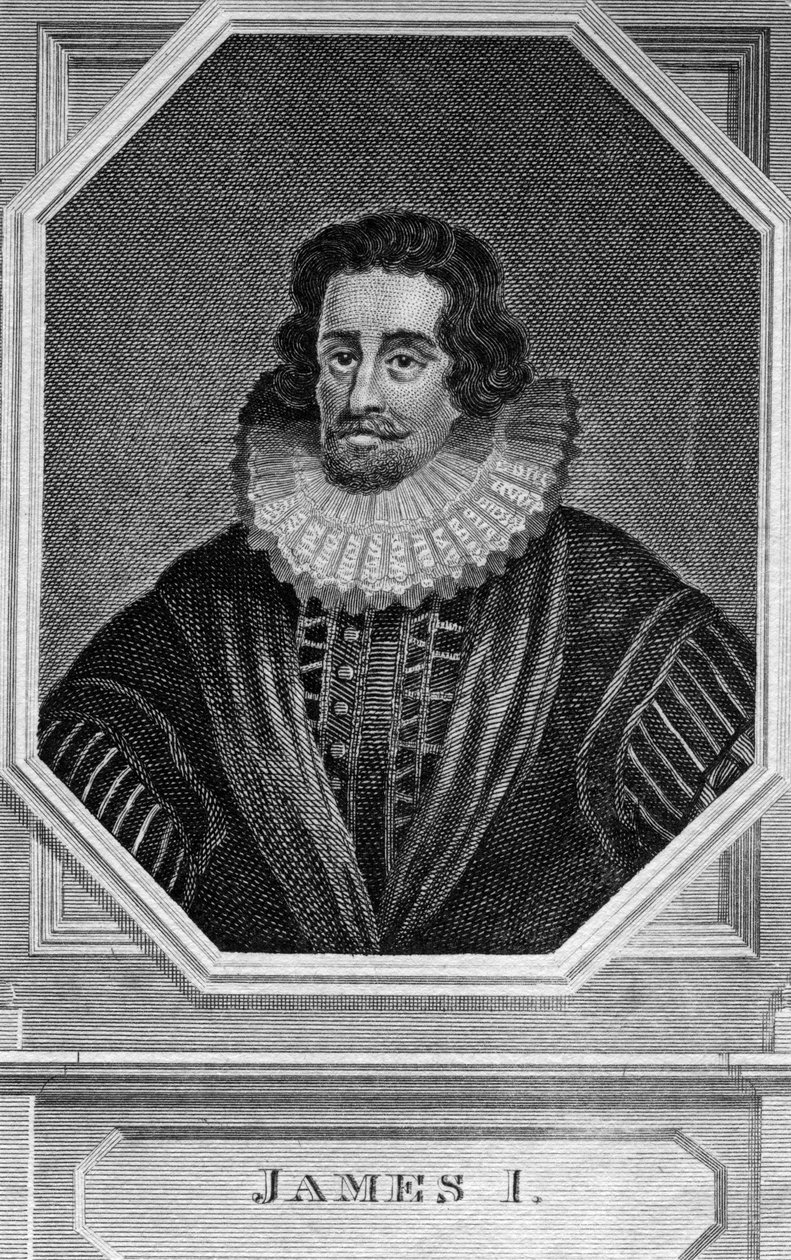 ジェームズ1世、1566-1625 作： 不明