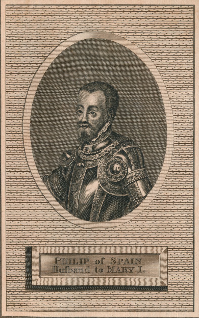 1793年、メアリー1世の夫であるスペインのフィリップ2世王 作： 不明
