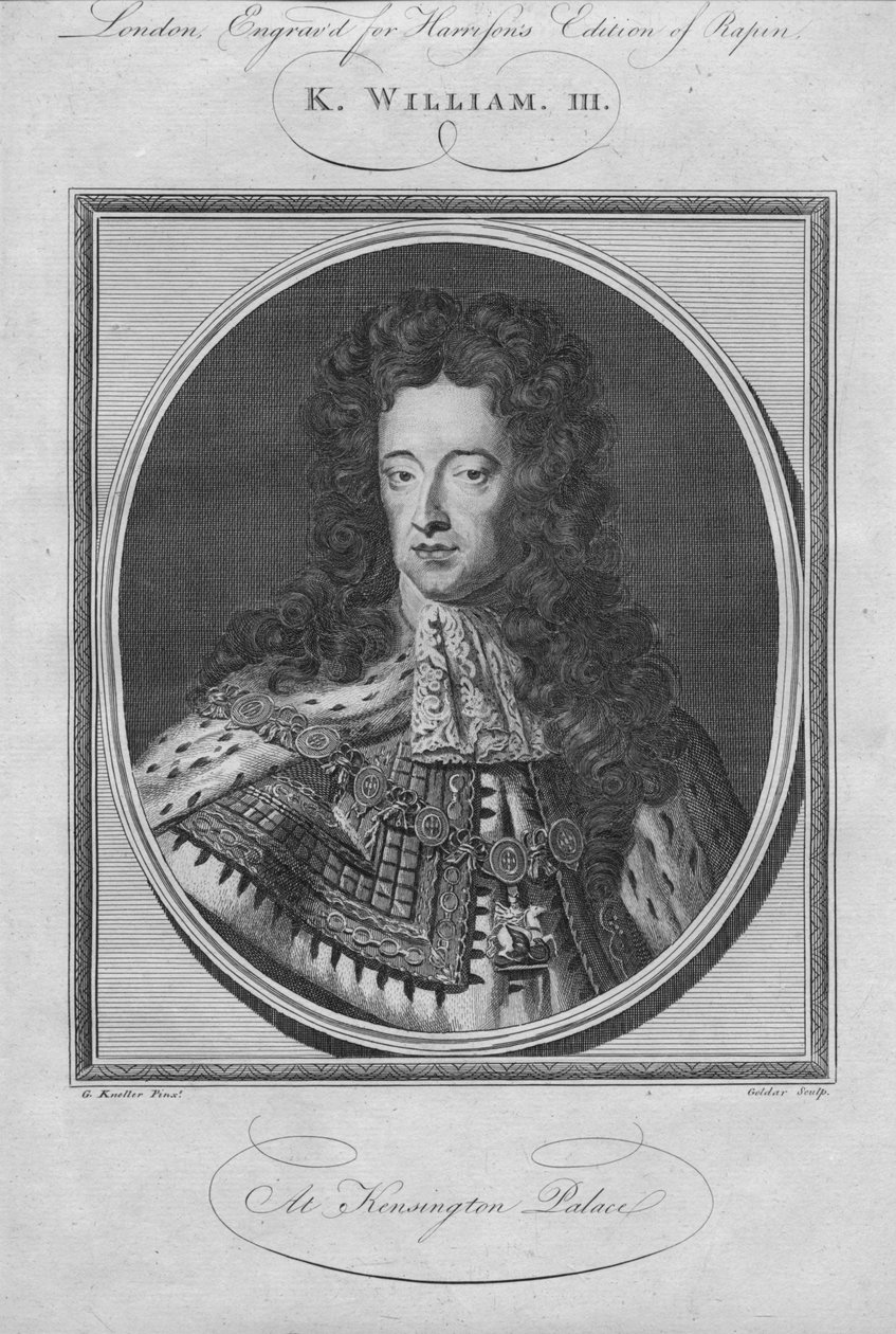 ウィリアム3世王、1784年。 作： 不明