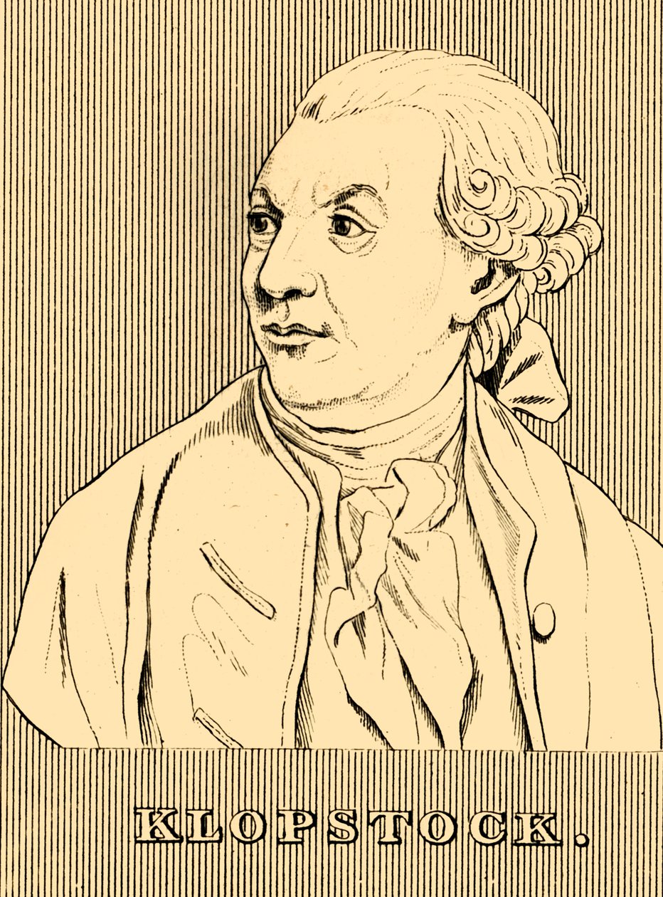 Klopstock、1724-1803、1830。 作： 不明