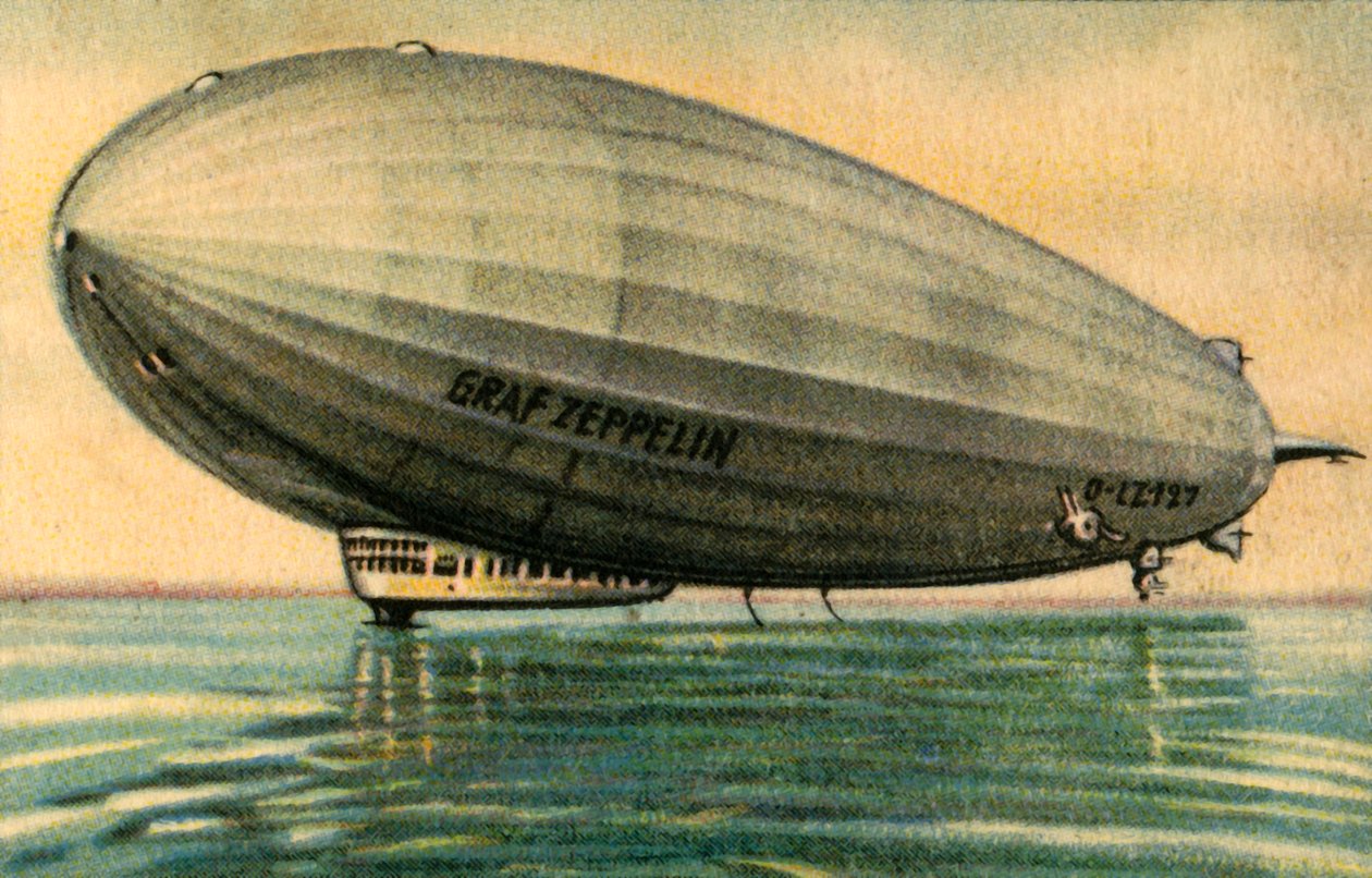 LZ 127グラフツェッペリン、1928年、1932年。 作： 不明