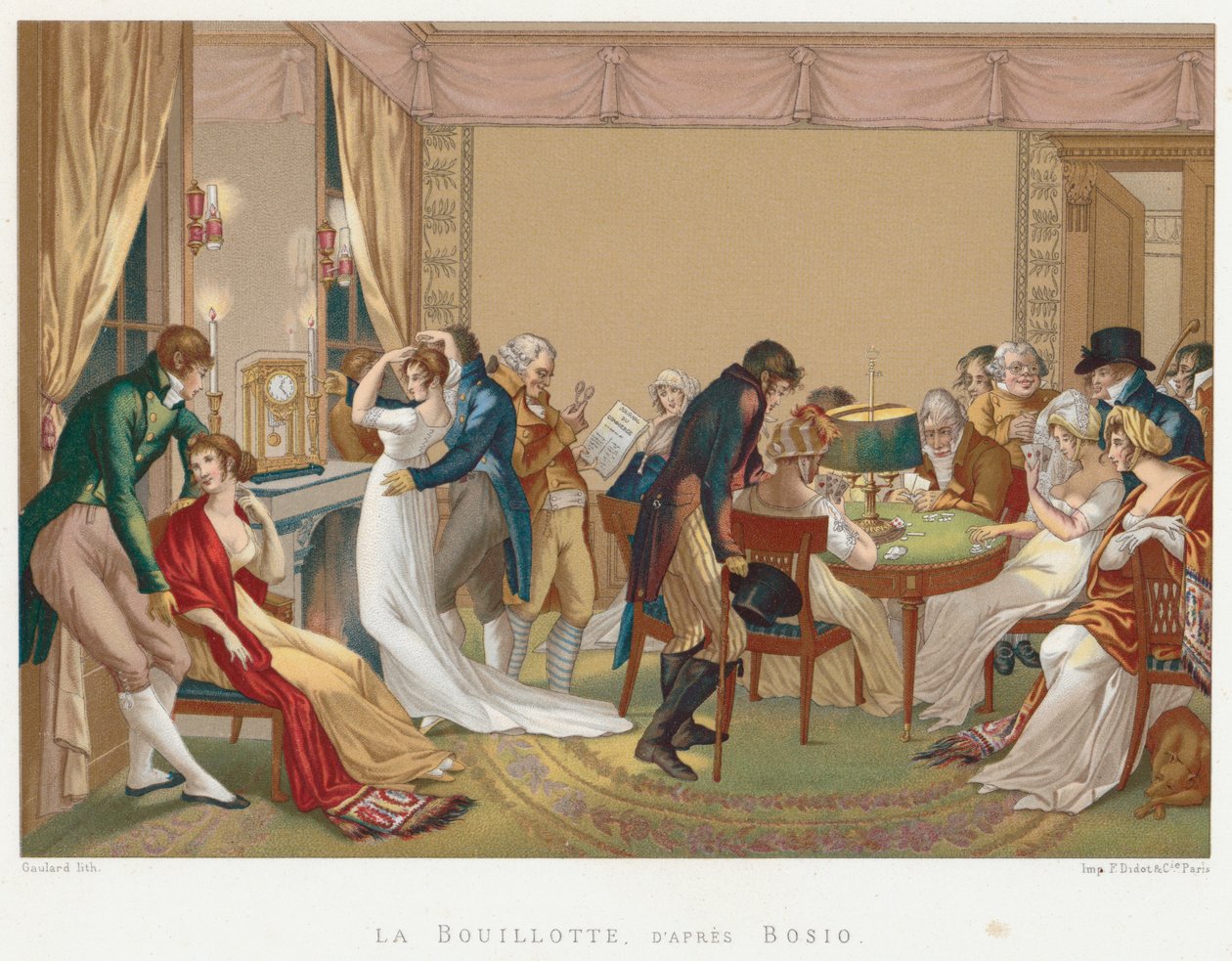 ラブイヨット、フランス、c1804-1814を演奏するご列席の皆様 作： 不明