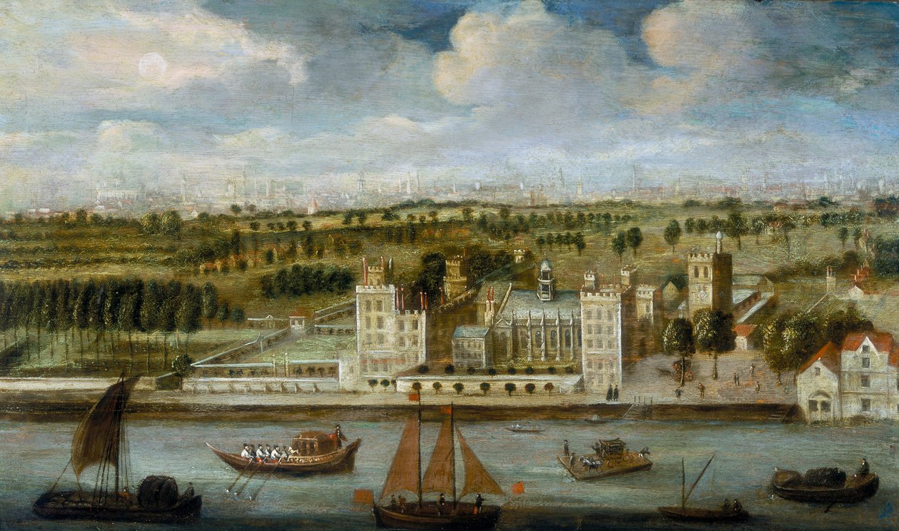 「ランベス宮殿」、c1715 作： 不明