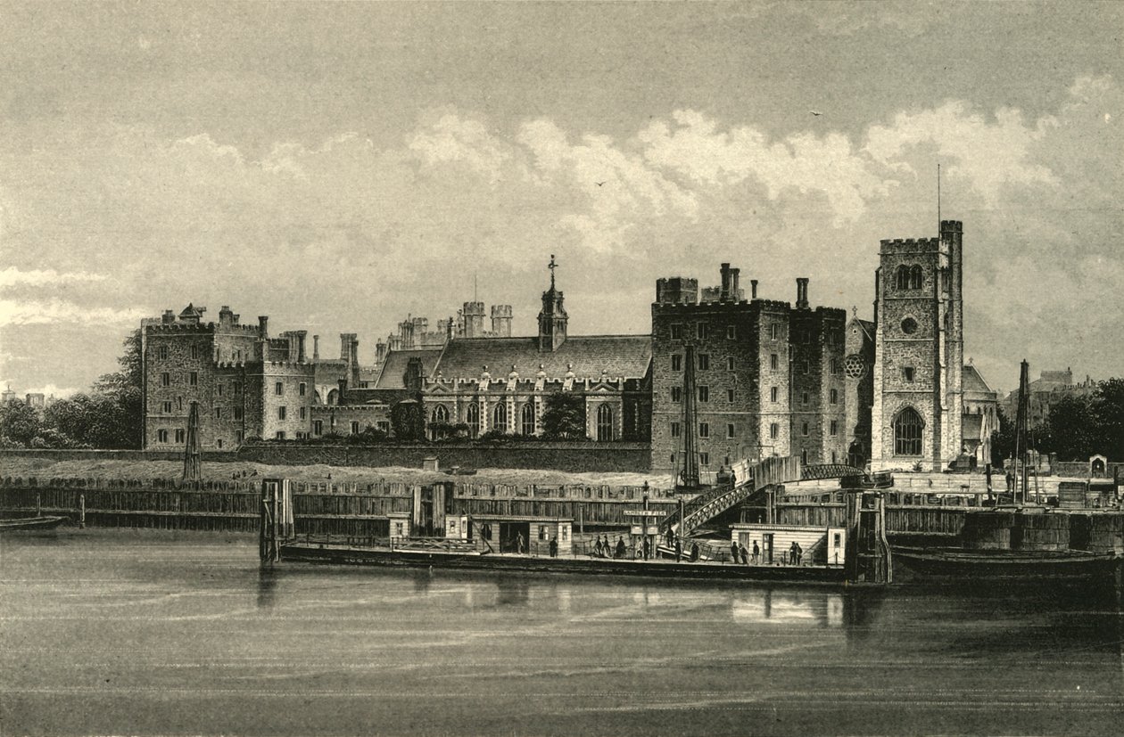 ランベス宮殿、c1876。 作： 不明