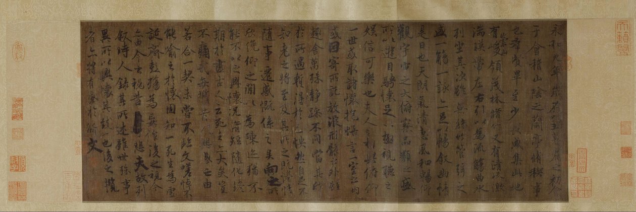 蘭亭集会で作曲された詩へのXuPrefaceのランティング、唐王朝の芸術家によるコピー 作： 不明