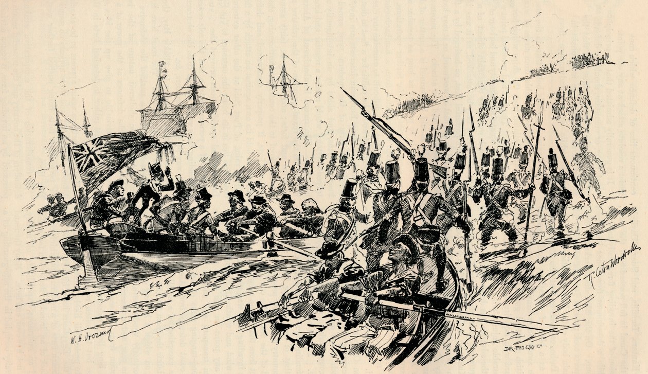 ラルフアバクロンビー卿とイギリス軍のアレクサンドリア上陸、1801年、1884年 作： 不明