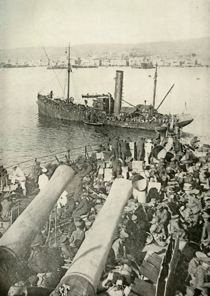 1919年にサロニカにイギリス軍が上陸。 作： 不明