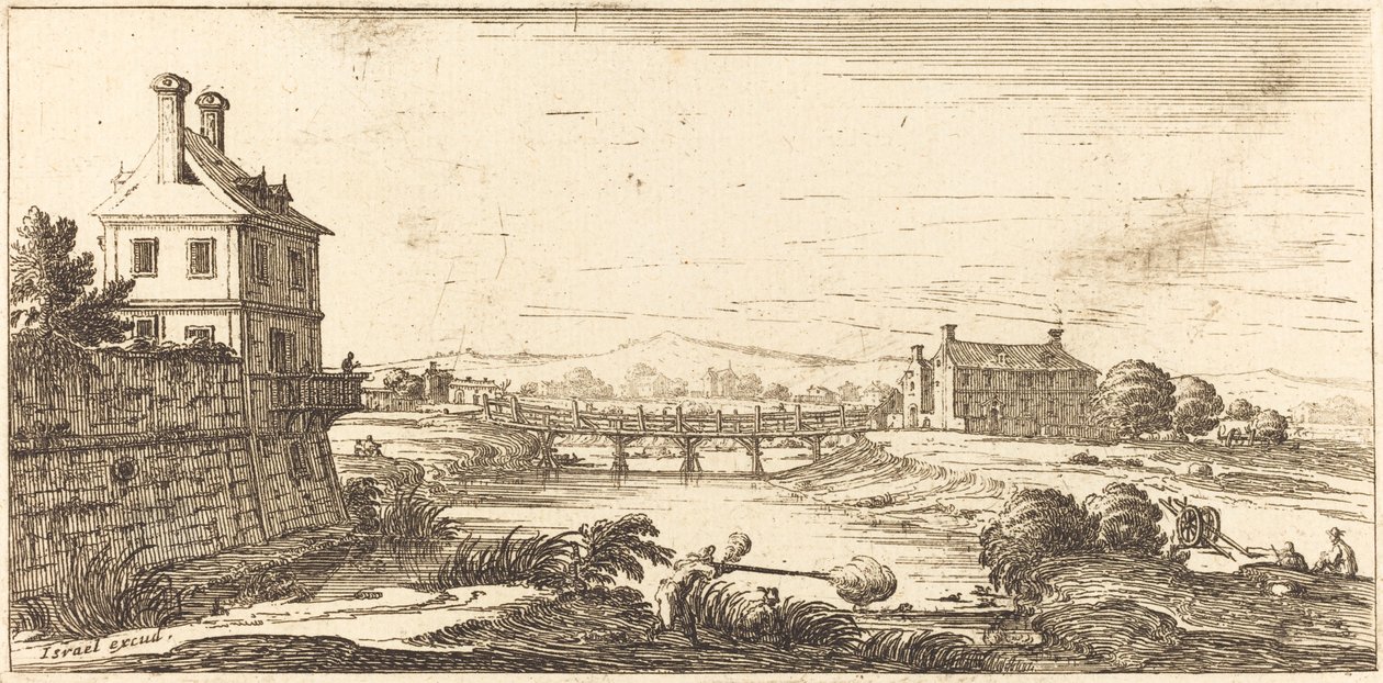 風景、1635年以降。 作： 不明