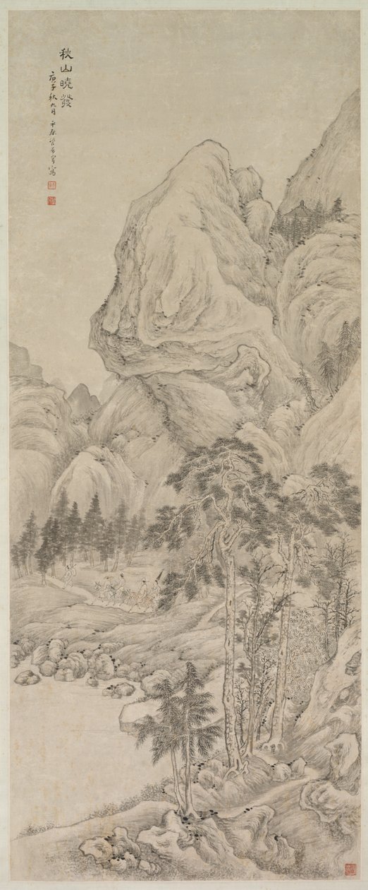 風景、1644-1911。 作： 不明