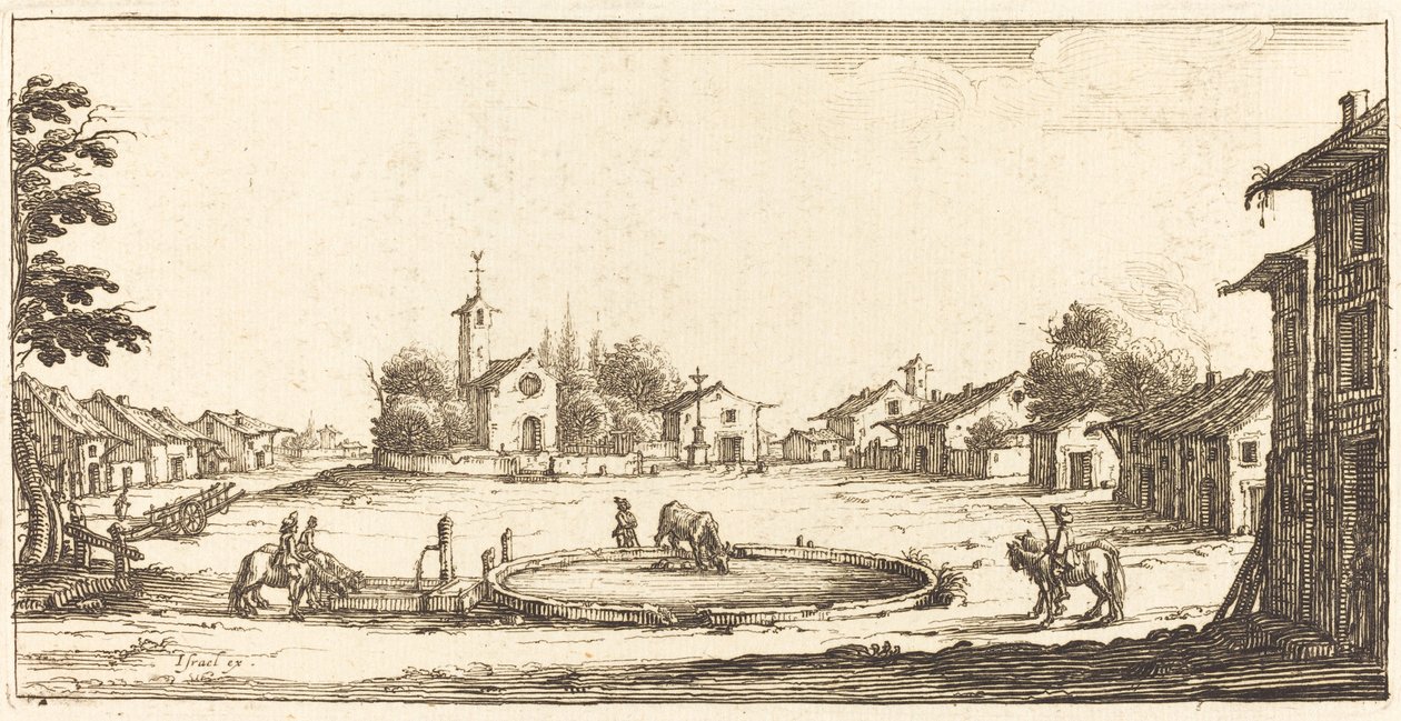 風景画、1635 年以降。 作： 不明