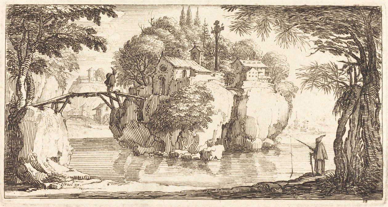 風景画、1635 年以降。 作： 不明