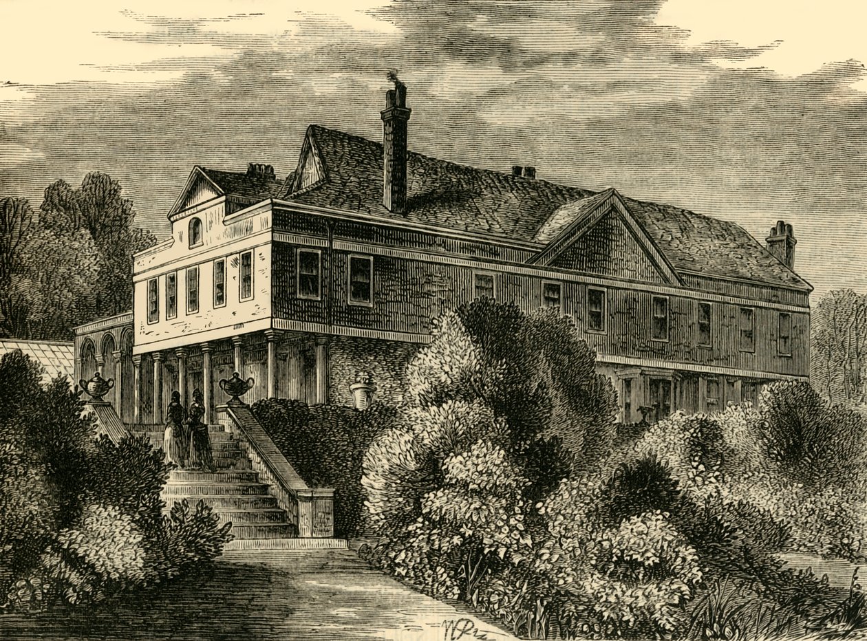 ローダーデールハウス、1820年、c1876。 作： 不明