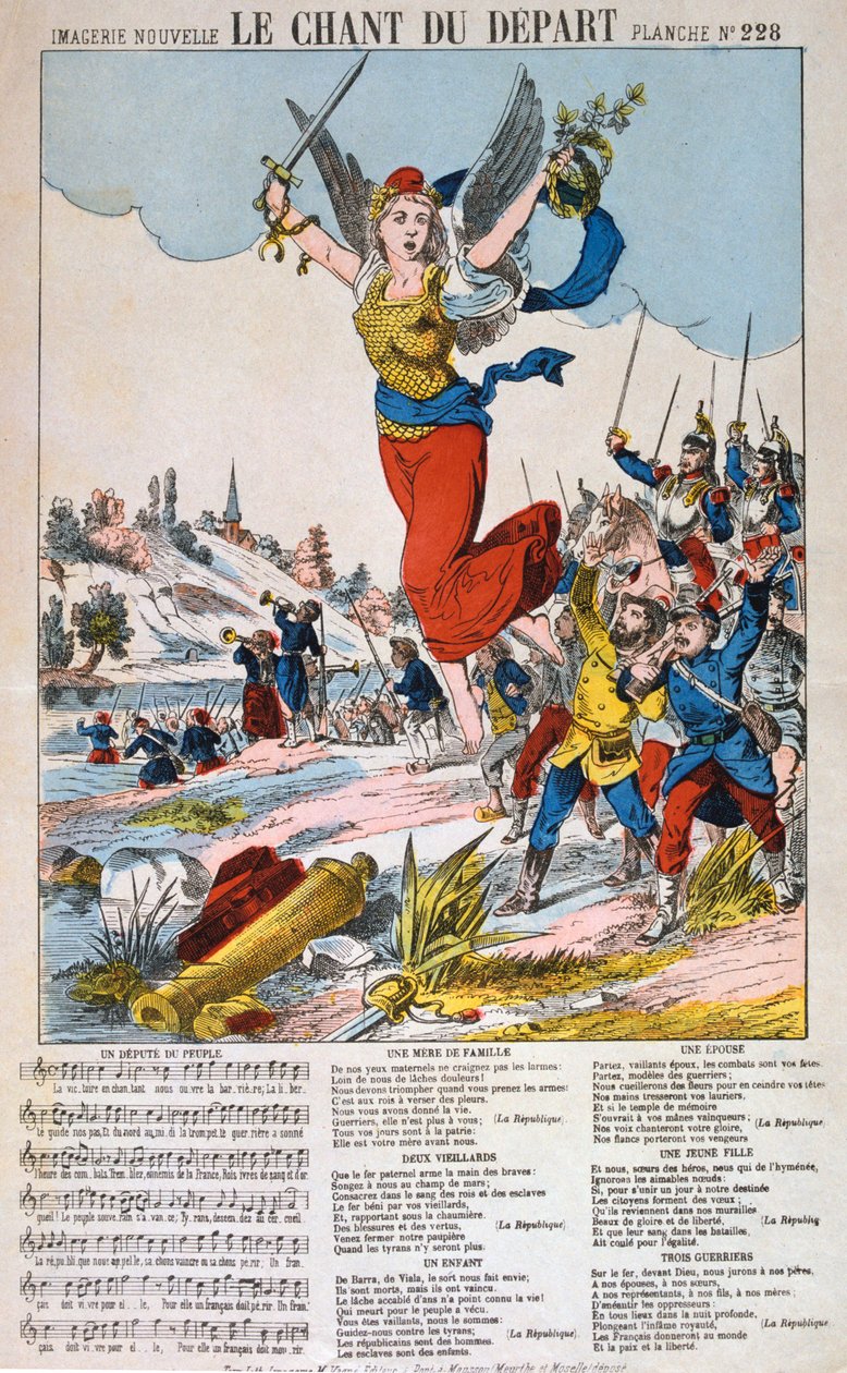 ルシャンデュデパール、歌集、日仏戦争、1870年から1871年。 作： 不明