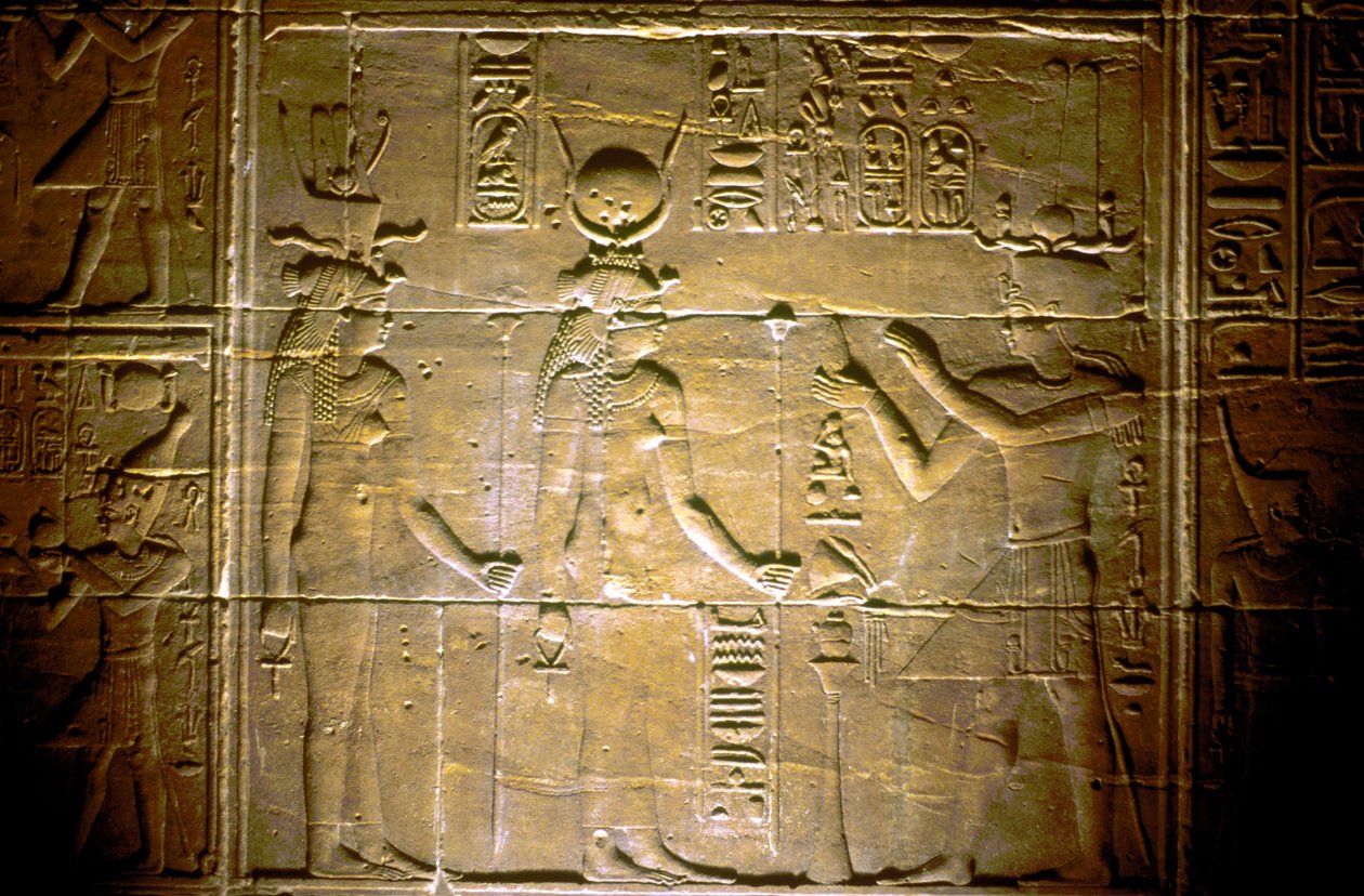 フィラエ神殿、古代エジプトの石灰岩の救済 作： 不明