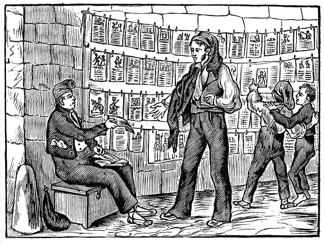 Cordel Literature、バルセロナ、1850。 作： 不明