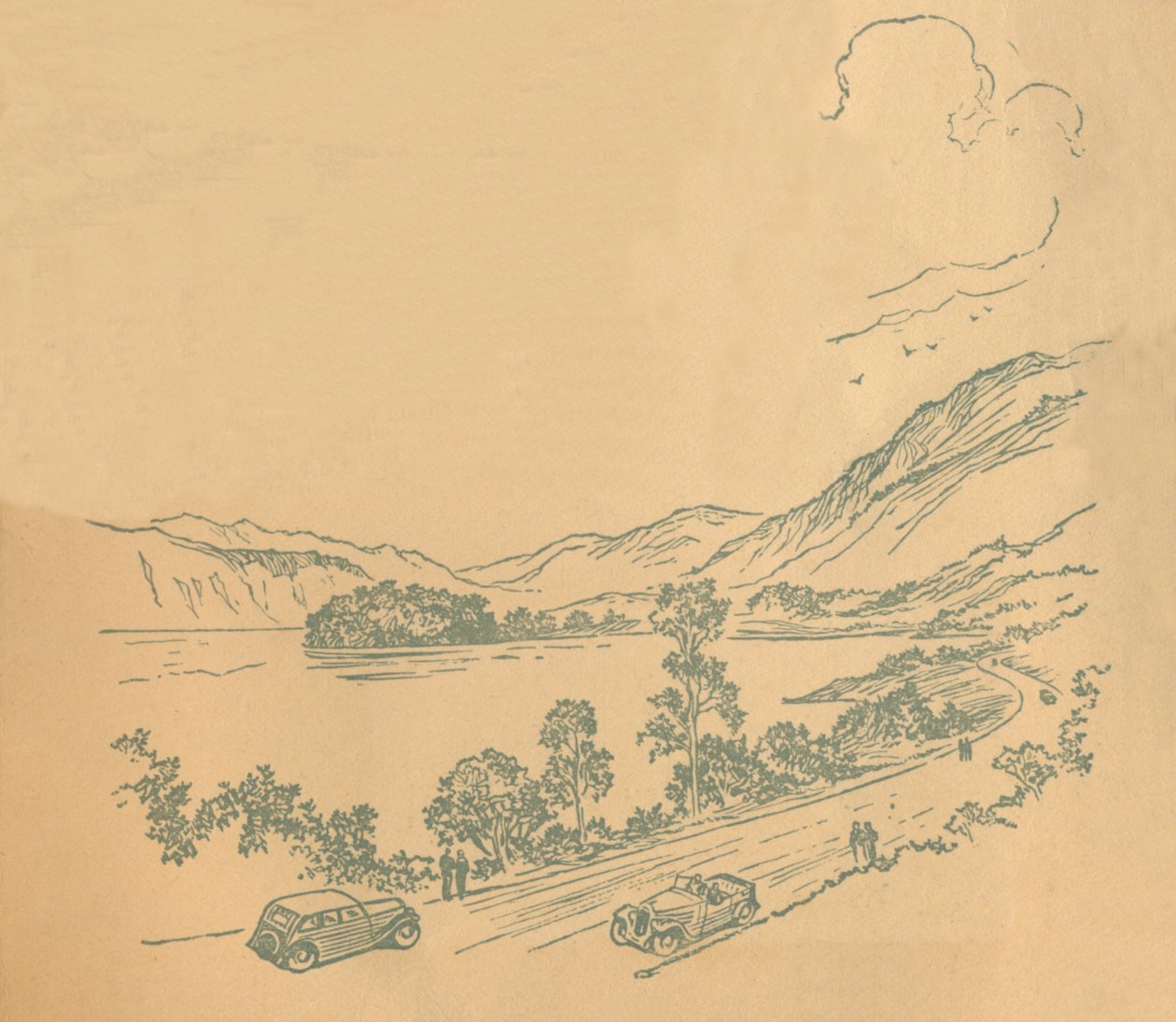 ローモンド湖、c1936 作： 不明