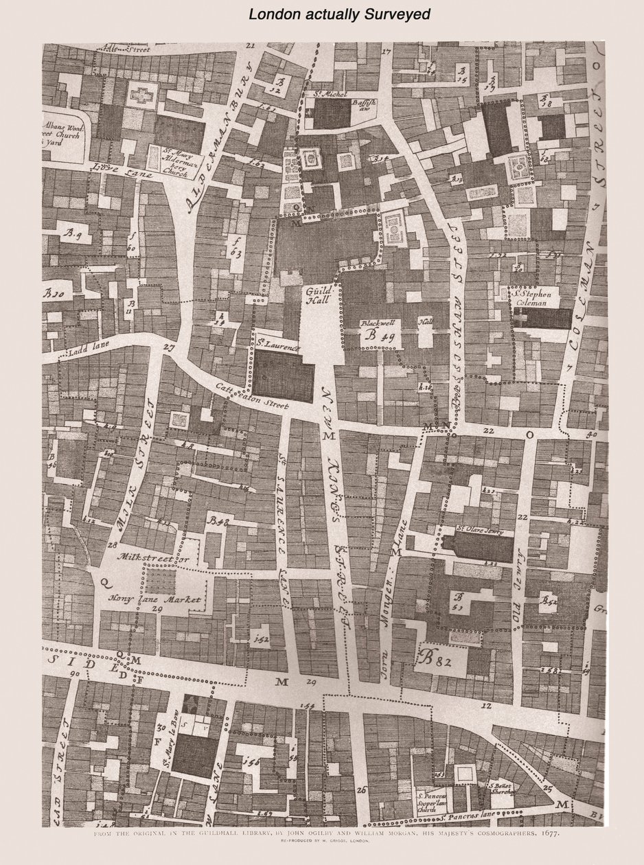 ロンドン実測調査、1886 作： 不明