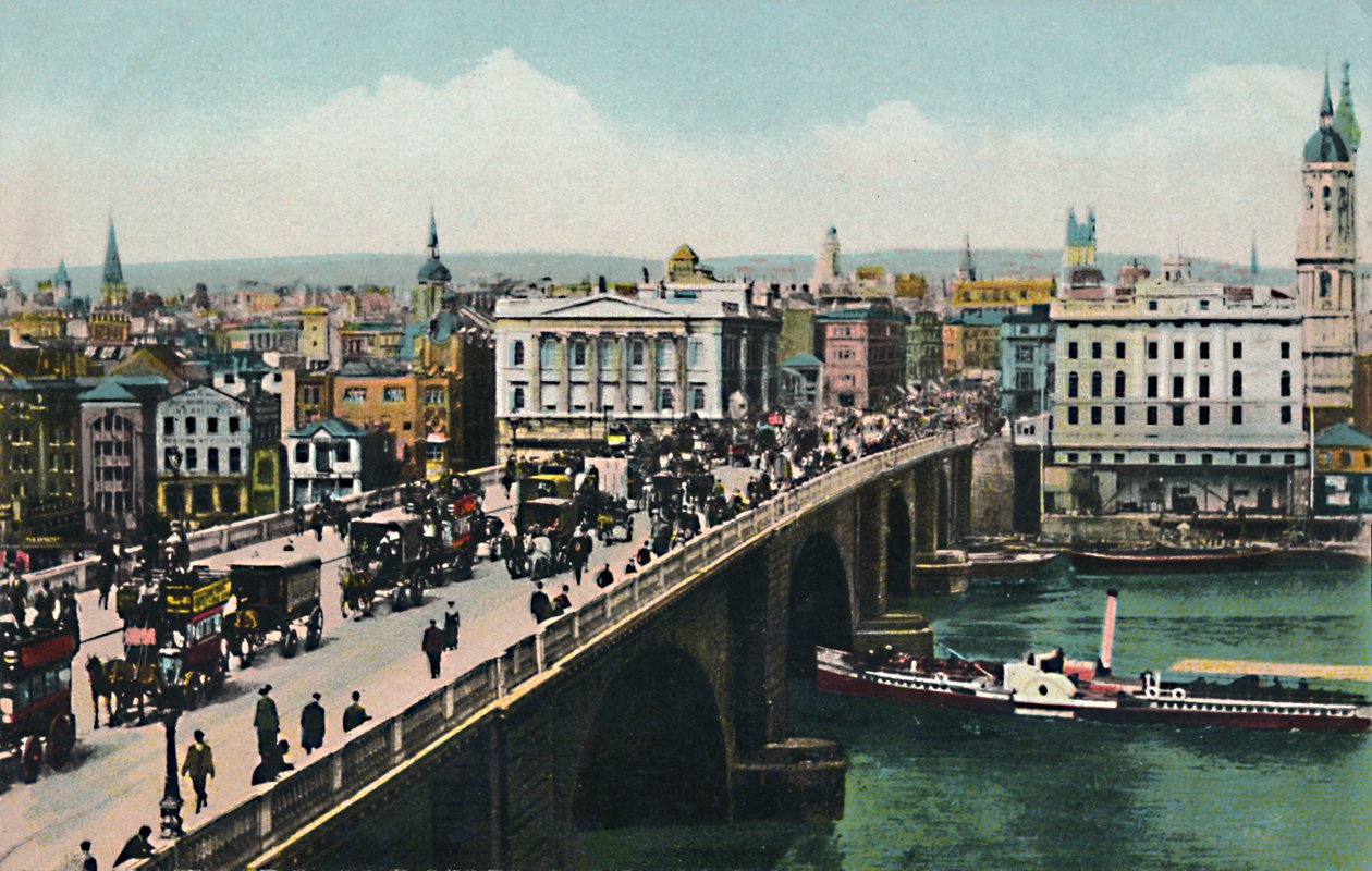 ロンドン橋、c1900年代。 作： 不明
