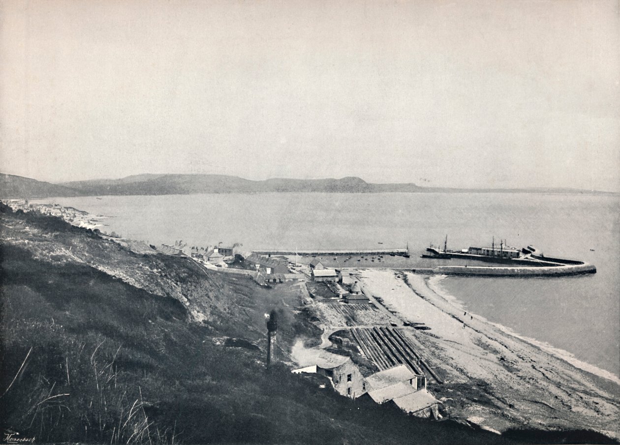 ライムレジス-港、1895 作： 不明