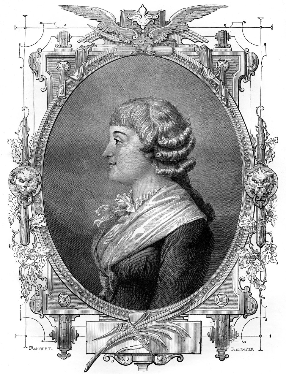 マダムローランド、フランス革命、18世紀1882〜1884年 作： 不明
