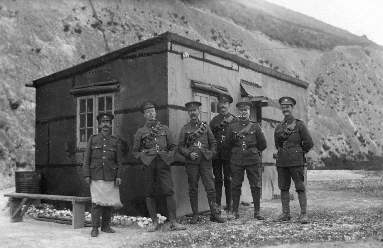 メインガード、ロイヤル海軍デポ、フリートハウス、アーチクリフフォート、ドーバー、c1916 作： 不明