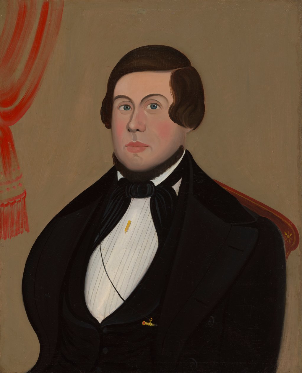ゴールド ペンシルを持つ男、カリフォルニア州。 1850年。 作： 不明