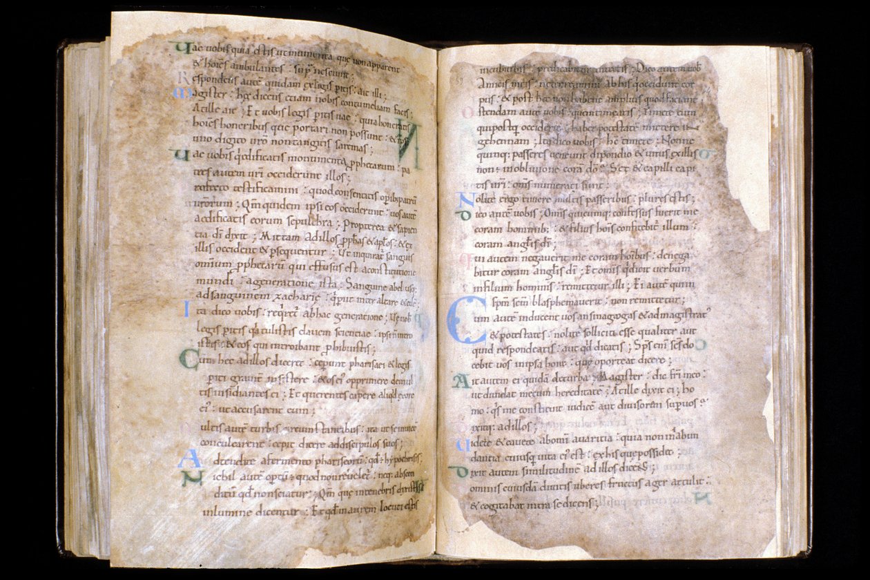 Manche N* 066, Ville de Mortain, Tresor de la collegiale Saint Evroult, Evangeliaire du 10eme s. 作： 不明