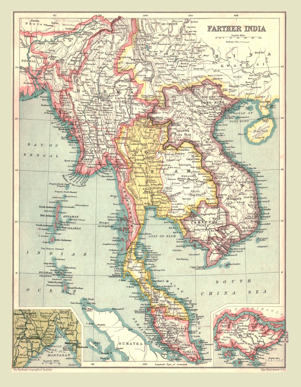 ファーザーインドの地図、1902年。 作： 不明