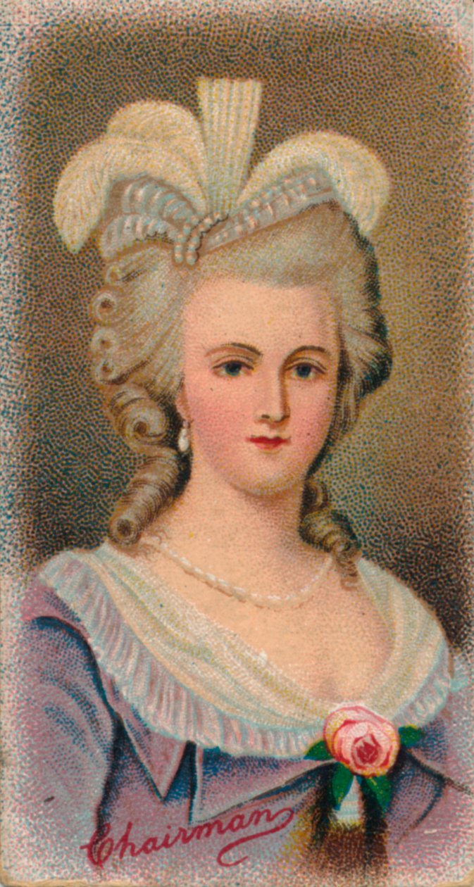 マリーアントワネット1755-1793年、フランスの女王、1912年 作： 不明