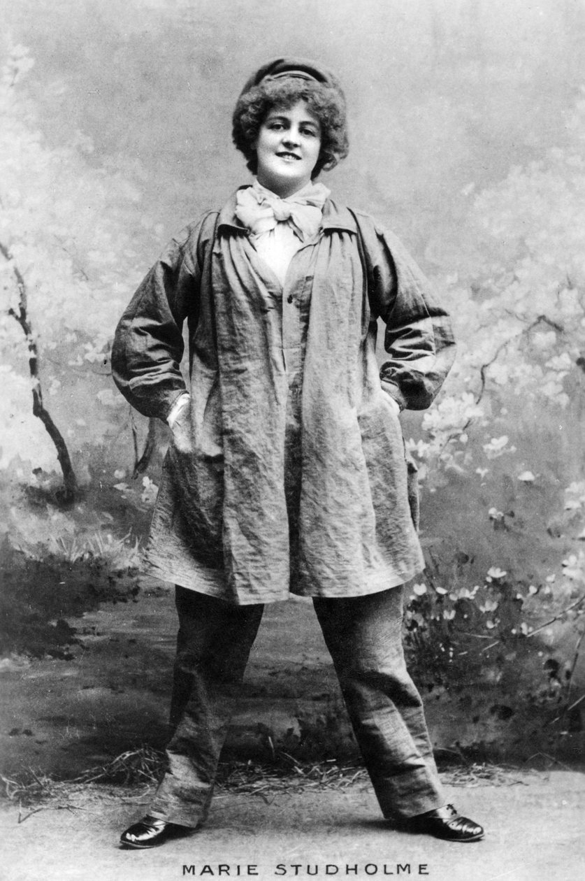 マリースタッドホルム1875-1930、イギリスの女優、1900年代 作： 不明