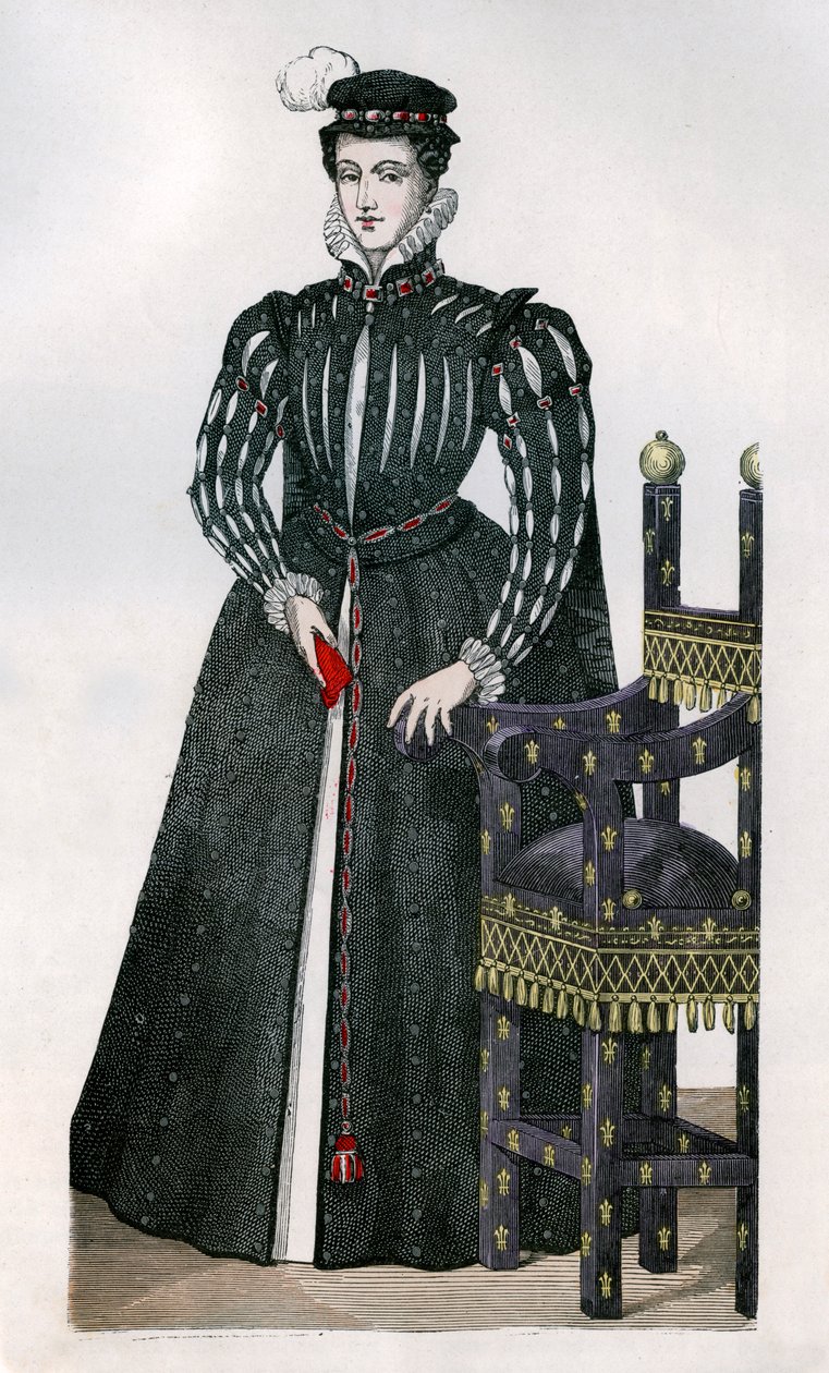 メアリースチュアート、フランスのフランシスコ2世の女王コンソート、c1560 1882-1884 作： 不明