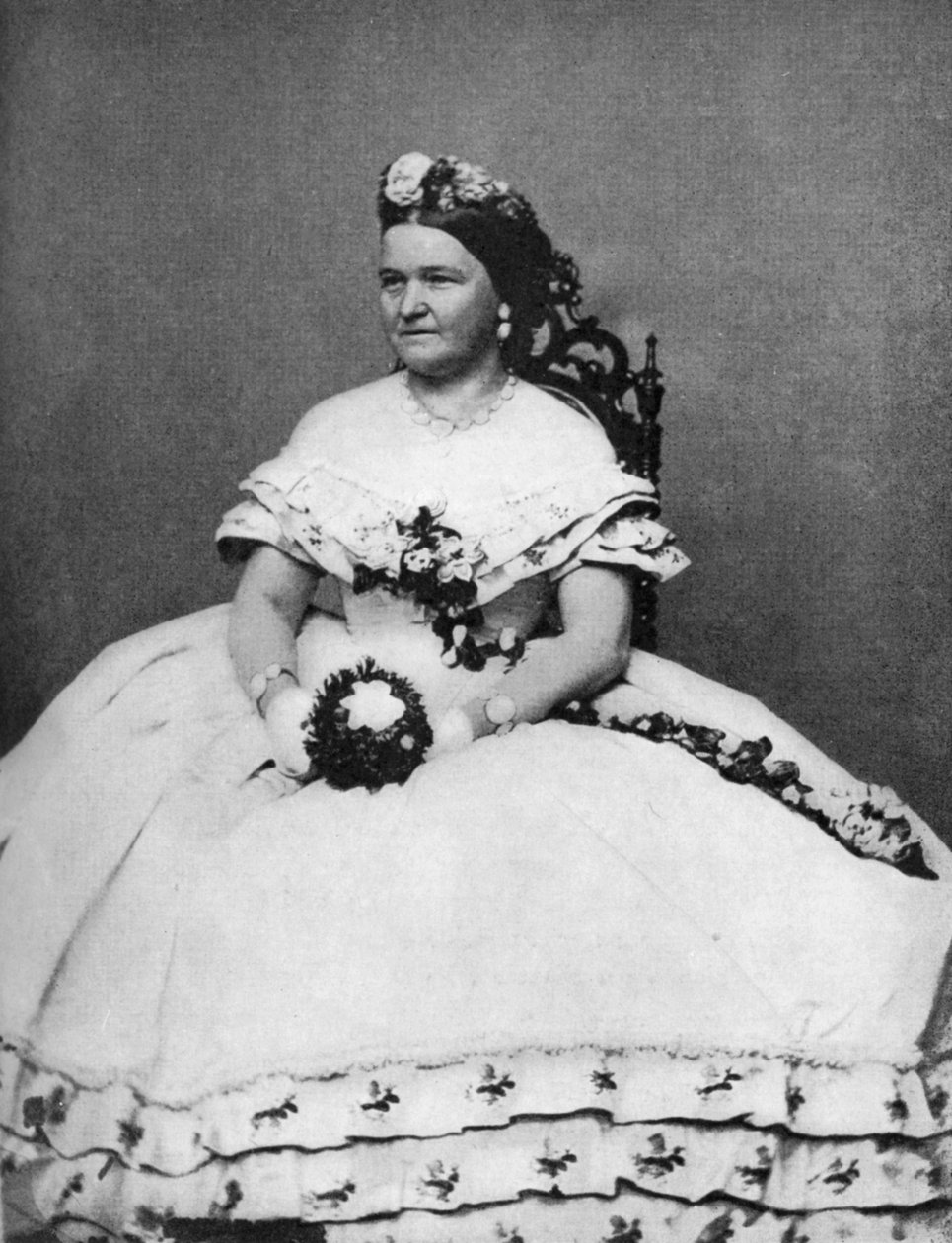 メアリートッドリンカーン、大統領エイブラハムリンカーンの妻、1860年代、1908年 作： 不明