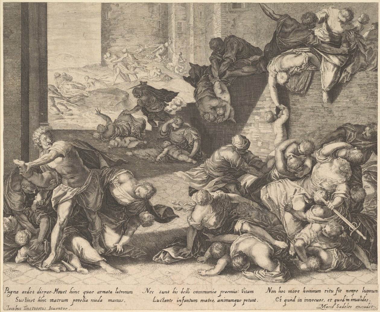 Aegidius Sadeler、16001629後の無実の虐殺 作： 不明