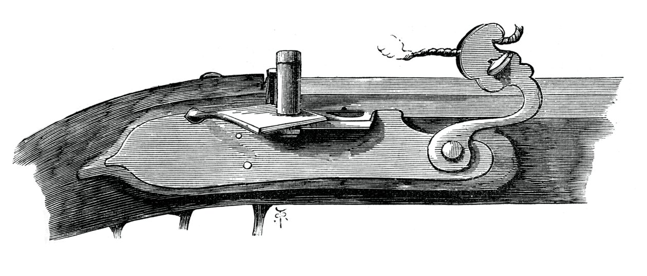 マッチロック、17世紀後半、ロンドン塔、c1880 作： 不明