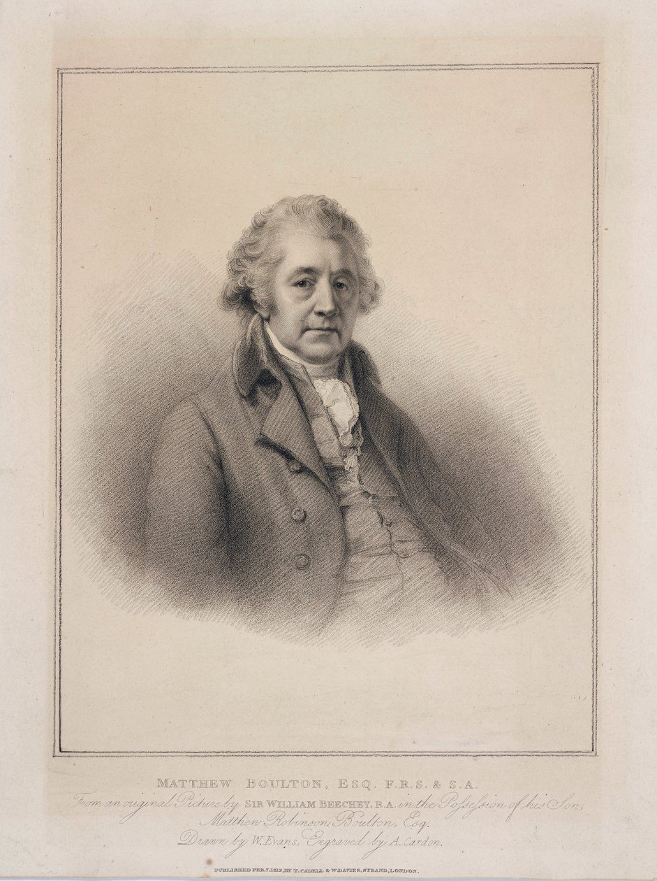 マシュー・ボールトン（イギリスのエンジニア、実業家）1801年頃 作： 不明